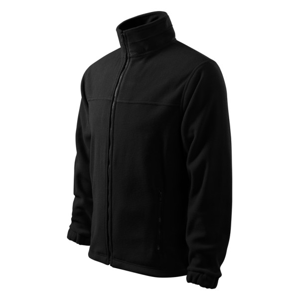 Mikina MALFINI Jacket Fleece - čierna