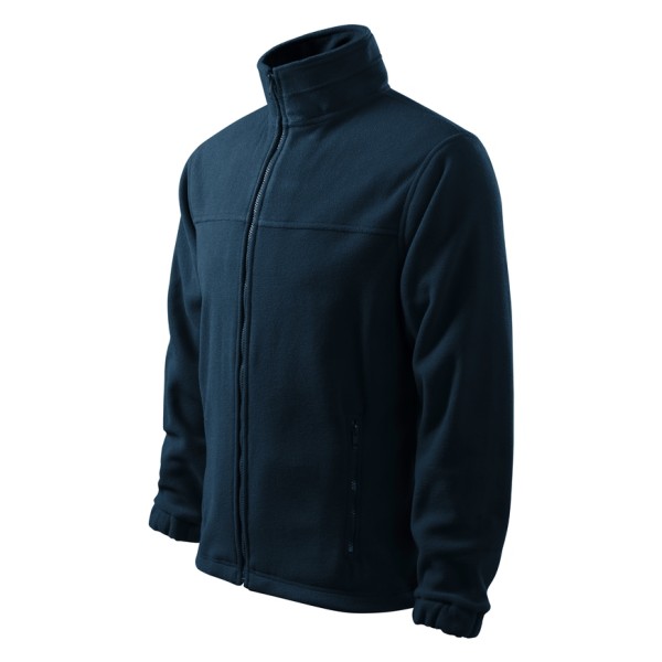Mikina MALFINI Jacket Fleece - tmavomodrá