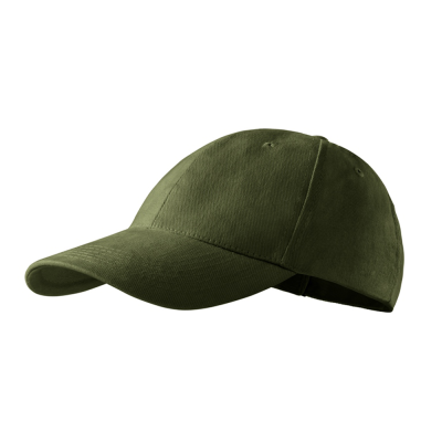 Šiltovka bavlnená baseball MALFINI 6P - military olivová