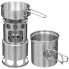 Set na varenie MFH 33349 Cook Set Travel - nerezový