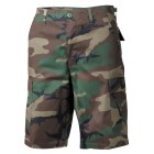 Nohavice krátke MFH BDU short 01502T - woodland