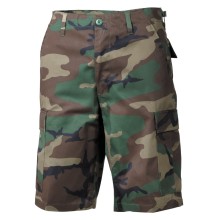 Nohavice krátke MFH BDU short 01502T - woodland