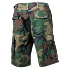 Nohavice krátke MFH BDU short 01502T - woodland