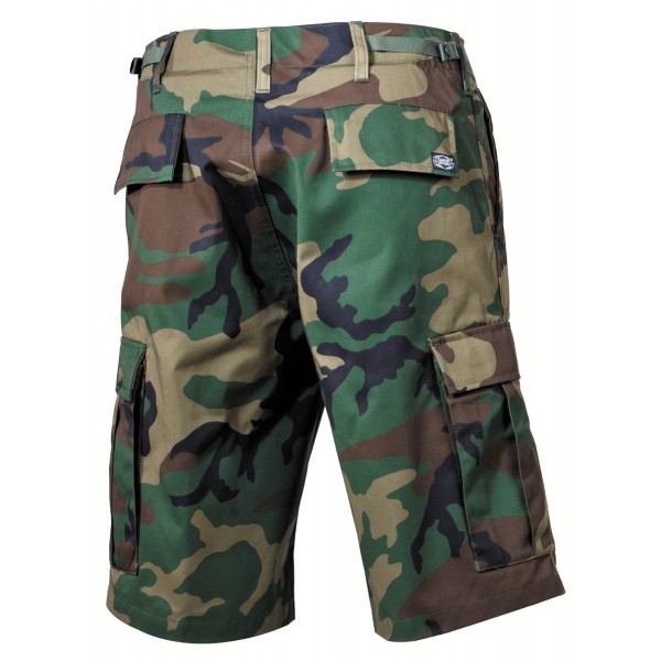 Nohavice krátke MFH BDU short 01502T - woodland
