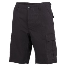 Nohavice krátke MFH BDU short RIP/STOP 01512A - čierne