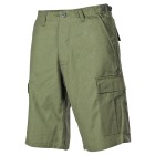Nohavice krátke MFH BDU short RIP/STOP 01512B - olivové