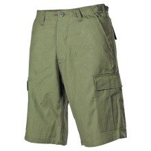 Nohavice krátke MFH BDU short RIP/STOP 01512B - olivové