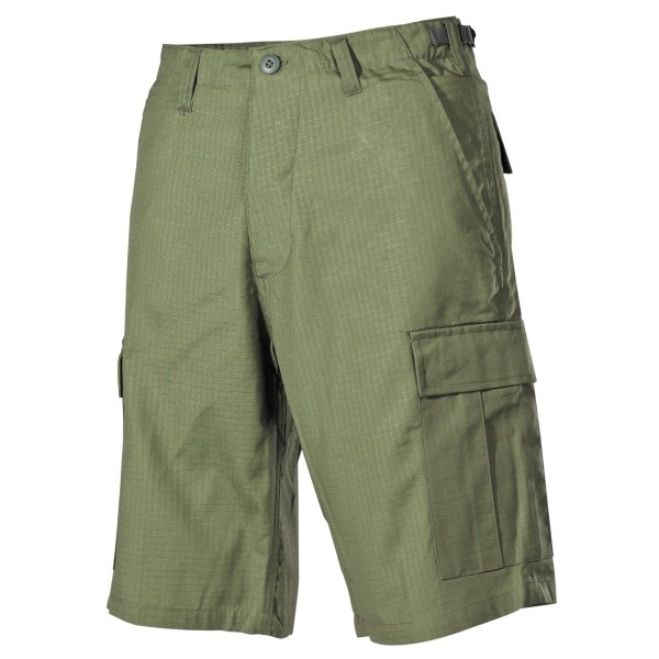 Nohavice krátke MFH BDU short RIP/STOP 01512B - olivové