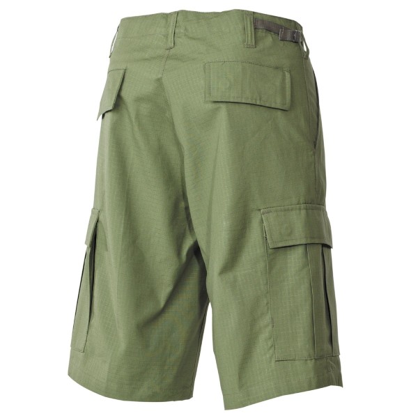 Nohavice krátke MFH BDU short RIP/STOP 01512B - olivové