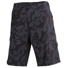 Nohavice krátke MFH BDU short RIP/STOP 01512K - night camo