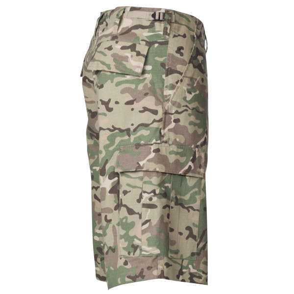Nohavice krátke MFH BDU short RIP/STOP 01512X - multicam