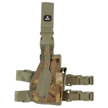 Puzdro taktické stehenné MFH 30725X pravé - operation camo