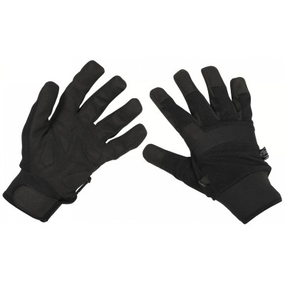 Rukavice taktické MFH Security 15853A - čierne