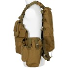 Vesta taktická s 12 taštičkami MFH 30993R - coyote tan