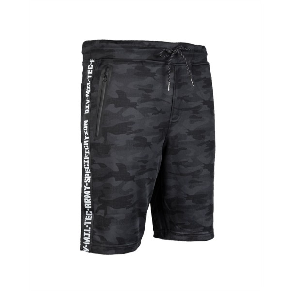 Nohavice krátke tréningové MIL-TEC short - dark camo