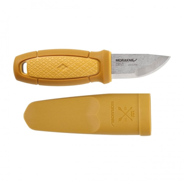 Nôž outdoorový s pevnou čepeľou MORAKNIV Eldris Neck Knife Kit Stainless Steel - žltý