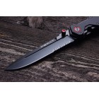 Nôž zatvárací taktický MR.BLADE Ferat Serrated - čierny