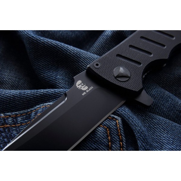 Nôž zatvárací taktický MR.BLADE Smith - čierny