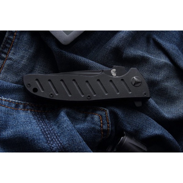 Nôž zatvárací taktický MR.BLADE Smith - čierny