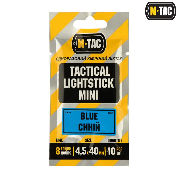 Chemické svetlo M-TAC Light Sticks 40 mm 10 ks - modré