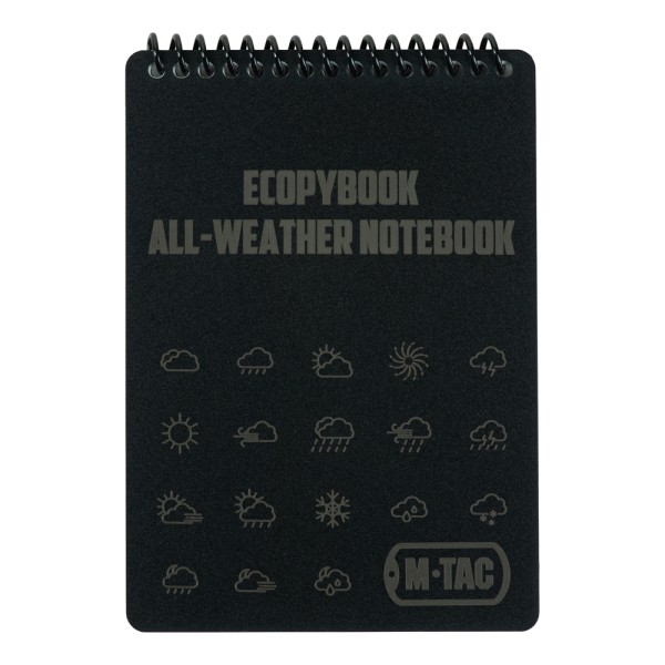 Zápisník M-TAC Ecopybook taktický - čierny