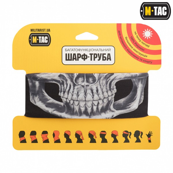Šatka multifunkčná M-TAC - lebka