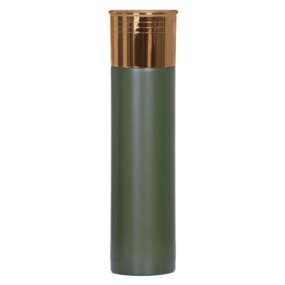 Termoska nerezová M-TRAMP Shotgun Shell 1L brokový náboj - olivová