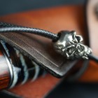 Nôž lovecký s pevnou čepeľou DELLINGER Waldmann Full Damascus Nr.15  - damaškový