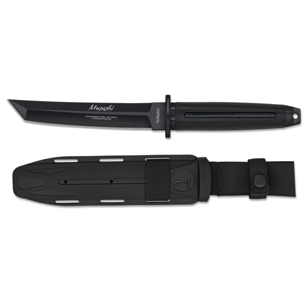 Nôž taktický s pevnou čepeľou TOKISU Musashi, MA 32696 15cm - čierny