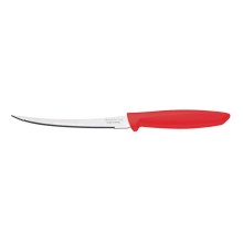 Nôž kuchynský na paradajky TRAMONTINA Plenus 12,5cm - červený