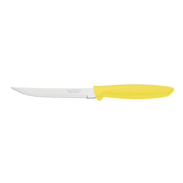 Nôž kuchynský steakový TRAMONTINA Plenus 12,5cm - žltý