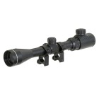 Puškohľad PCS 3-9x40E podsvietený, s montážou 22mm - čierny