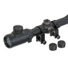 Puškohľad PCS 3-9x40E podsvietený, s montážou 22mm - čierny