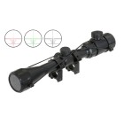 Puškohľad PCS 3-9x40E podsvietený, s montážou 22mm - čierny