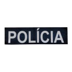 Označenie POLÍCIA 3x12cm reflexné - so suchým zipsom