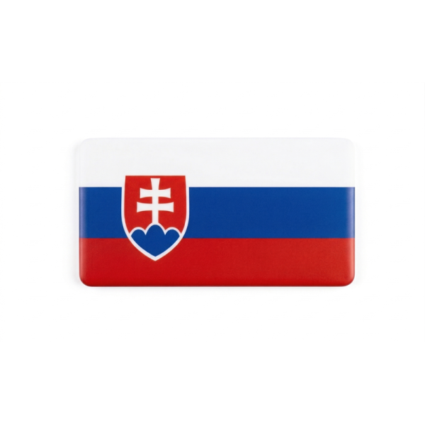 Nálepka SLOVENSKO 3D - 40x75 mm