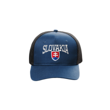 Šiltovka SLOVAKIA veľký nápis, so sieťkou - modrá