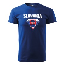 Tričko SLOVAKIA Superman - royal modré