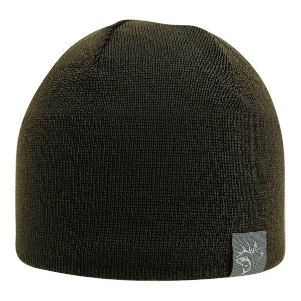 Čiapka pletená UNI FISH & HUNT - khaki tmavozelená