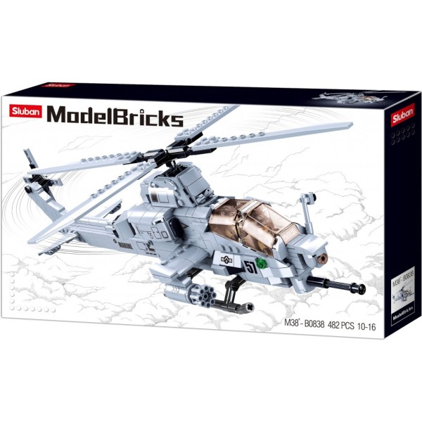 Stavebnica SLUBAN M38-B0838 útočná helikoptéra