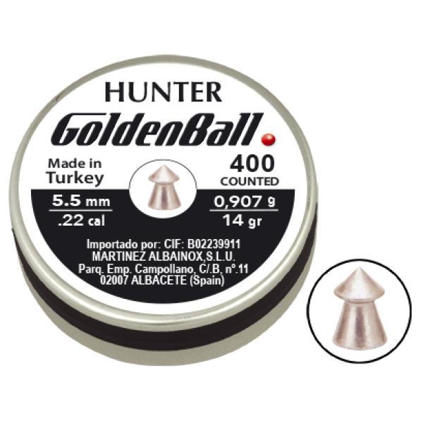 Diabolky GOLDENBALL MA 38432 0,907g, kal. 5,5mm, 400 - špicaté