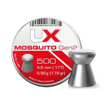 Diabolky UMAREX Mosquito Gen2 0,50g, kal. 4,5mm, 500ks - ploché