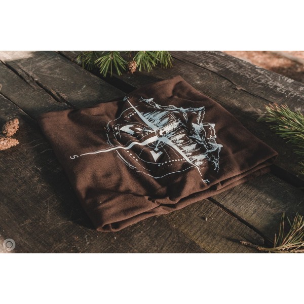 Tričko TIGERWOOD Veterná Ružica - hnedé