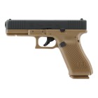 Pištoľ CO2 GLOCK 17 Gen5 BlowBack, kal. 4,5mm BB - coyote