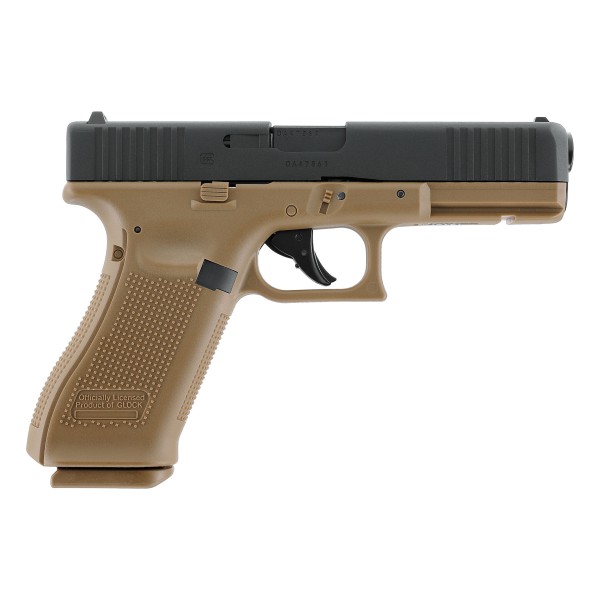 Pištoľ CO2 GLOCK 17 Gen5 BlowBack, kal. 4,5mm BB - coyote