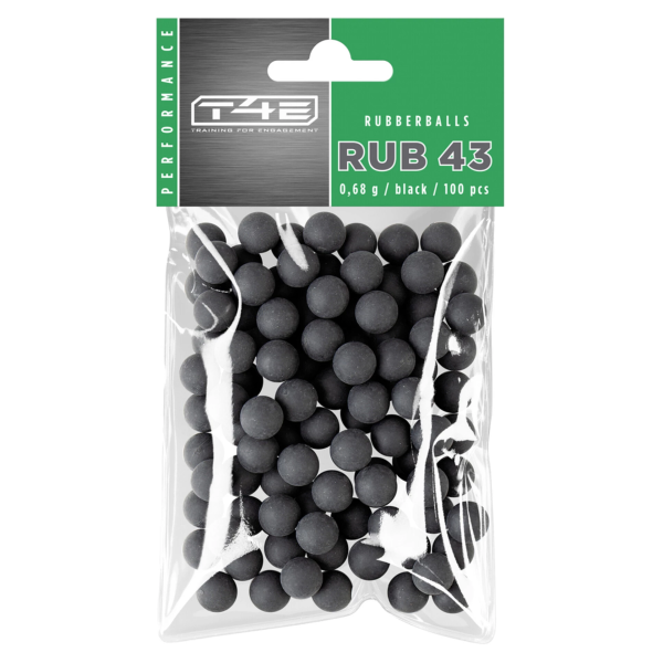 Strelivo gumové pre CO2 zbrane UMAREX T4E Performance RUB 43 0,68 g, kal. .43 - 100 ks