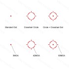 Kolimátor VECTOR OPTICS Frenzy S MOS 1x17x24 Multi reticle