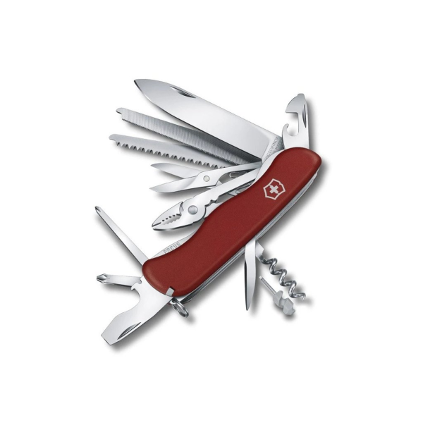Nôž zatvárací multifunkčný VICTORINOX 0.8564 Work Champ 111 mm - červený