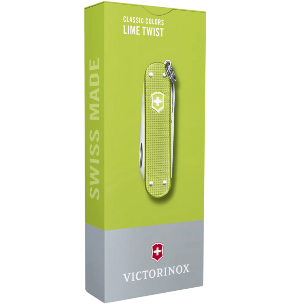Nôž zatvárací multifunkčný VICTORINOX 0.6221.241G Classic Alox Colors 58mm - Lime Twist
