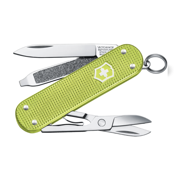 Nôž zatvárací multifunkčný VICTORINOX 0.6221.241G Classic Alox Colors 58mm - Lime Twist